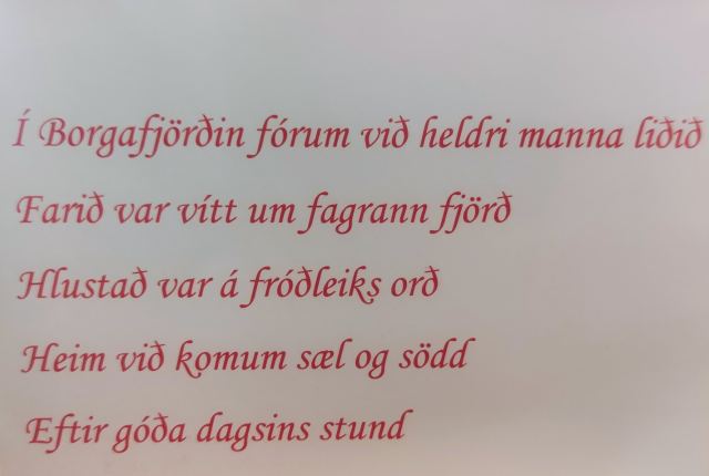 J&oacute;hann Jensson f&aelig;r&eth;i f&eacute;laginu &thorn;etta lj&oacute;&eth; sem kom upp &iacute; huga hans eftir fer&eth;ina