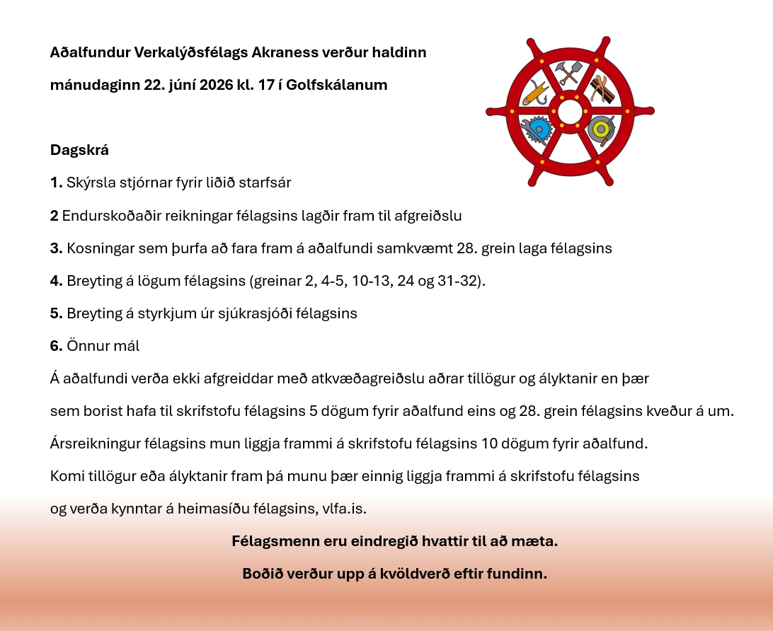 Aðalfundur félagsins